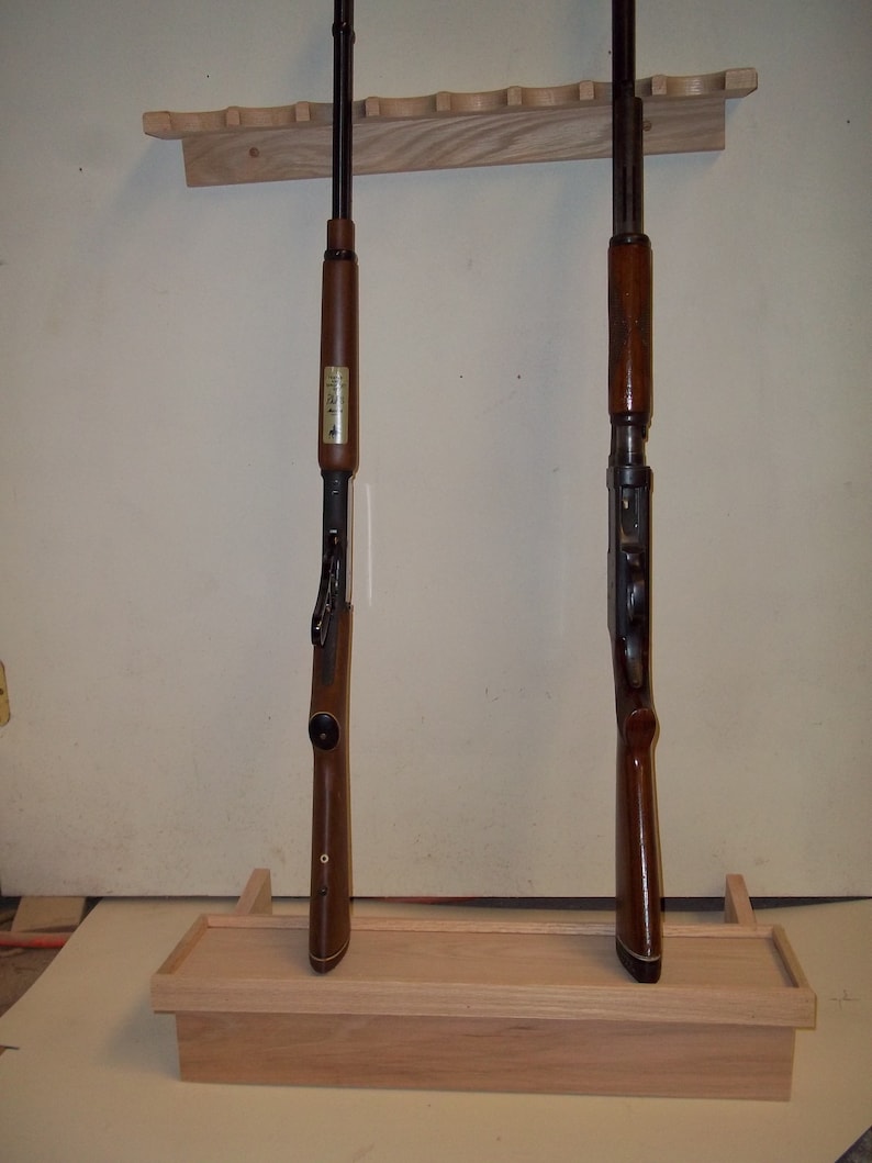 24 Closet Gun Rack & Butt Rest Unfinished Etsy