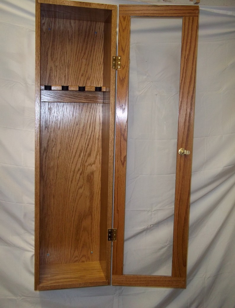 Red Oak Locking Gun for 4 Rifles Etsy