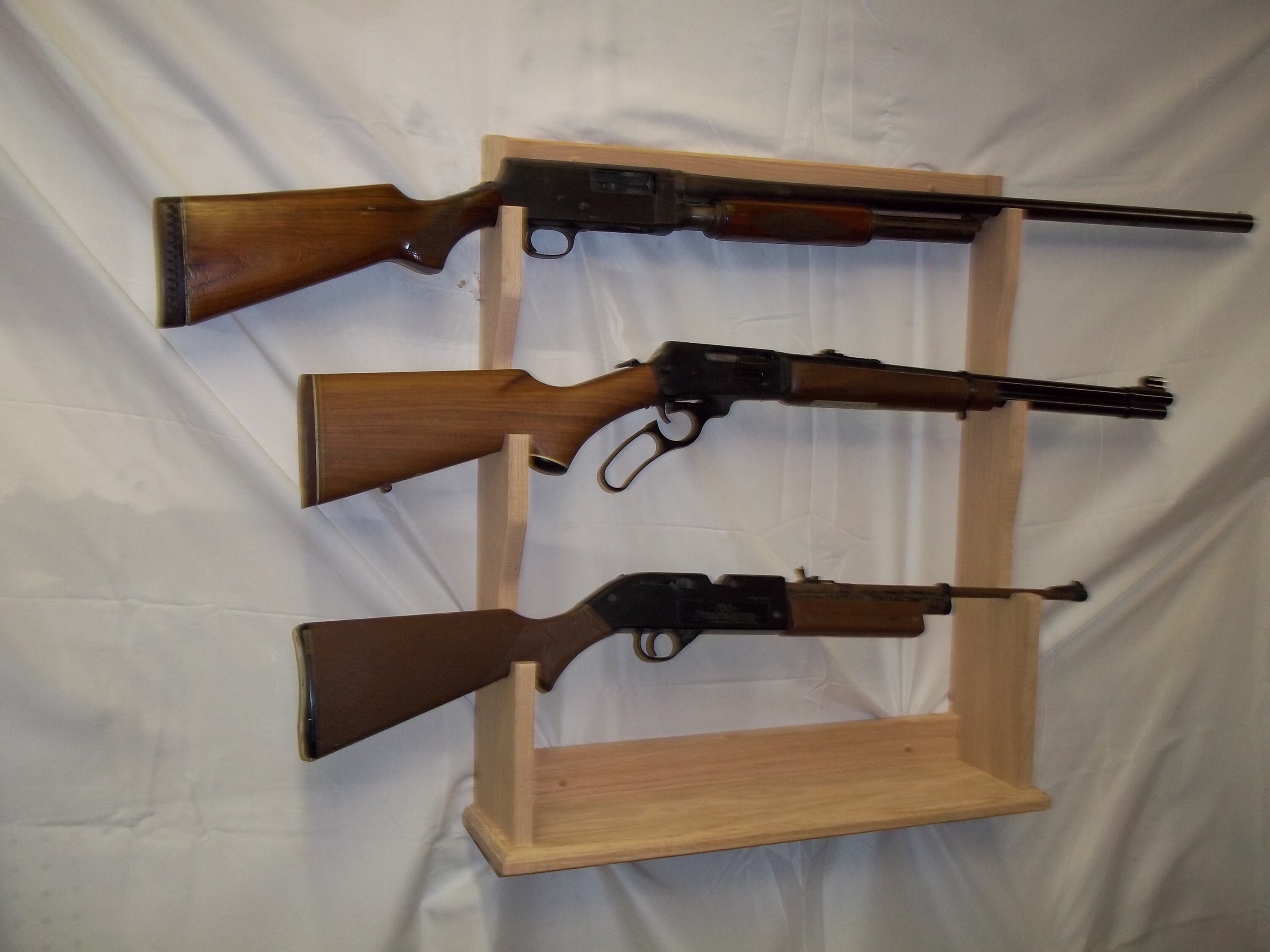 3 Gun Rack for Wall Mantle or Trade Show | Etsy