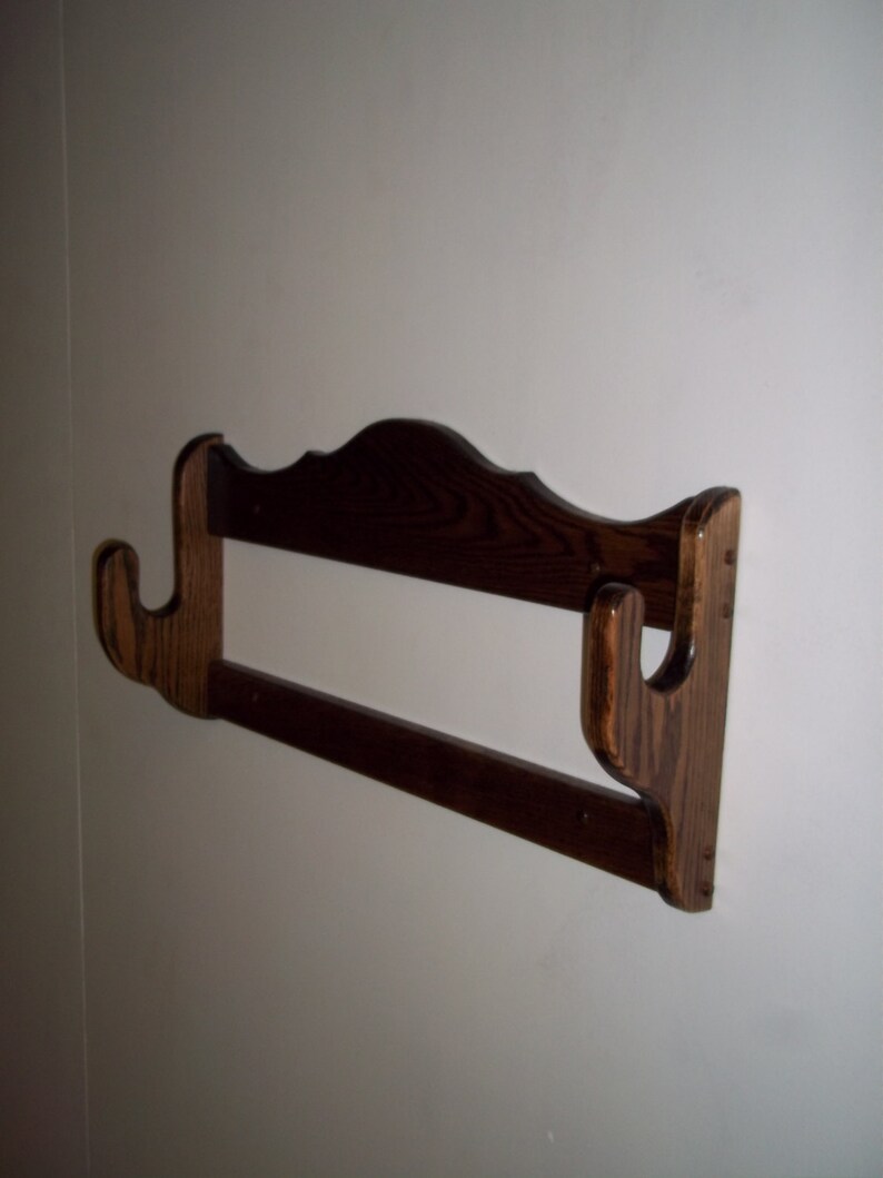 Wooden Gun Rack Single Gun Wall Display Natural Golden Etsy