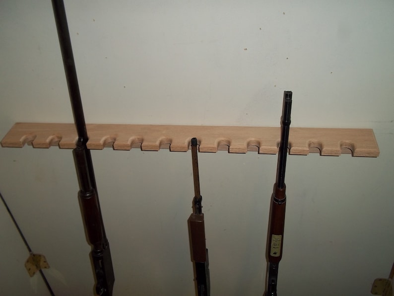 36 Closet Gun Rack Single Barrel Model Unfinished Etsy