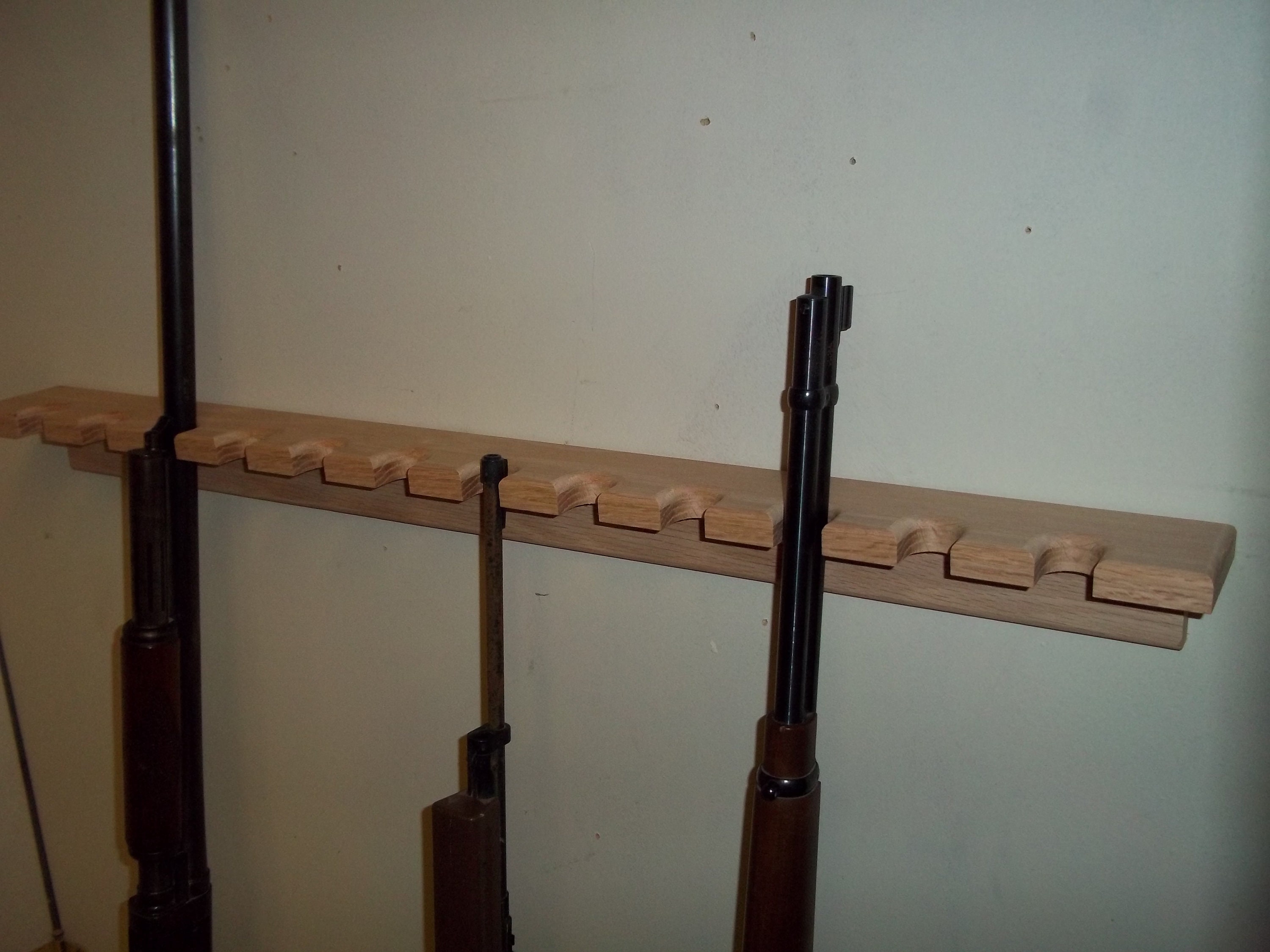 36 Closet Gun Rack Single Barrel Model Unfinished Etsy UK