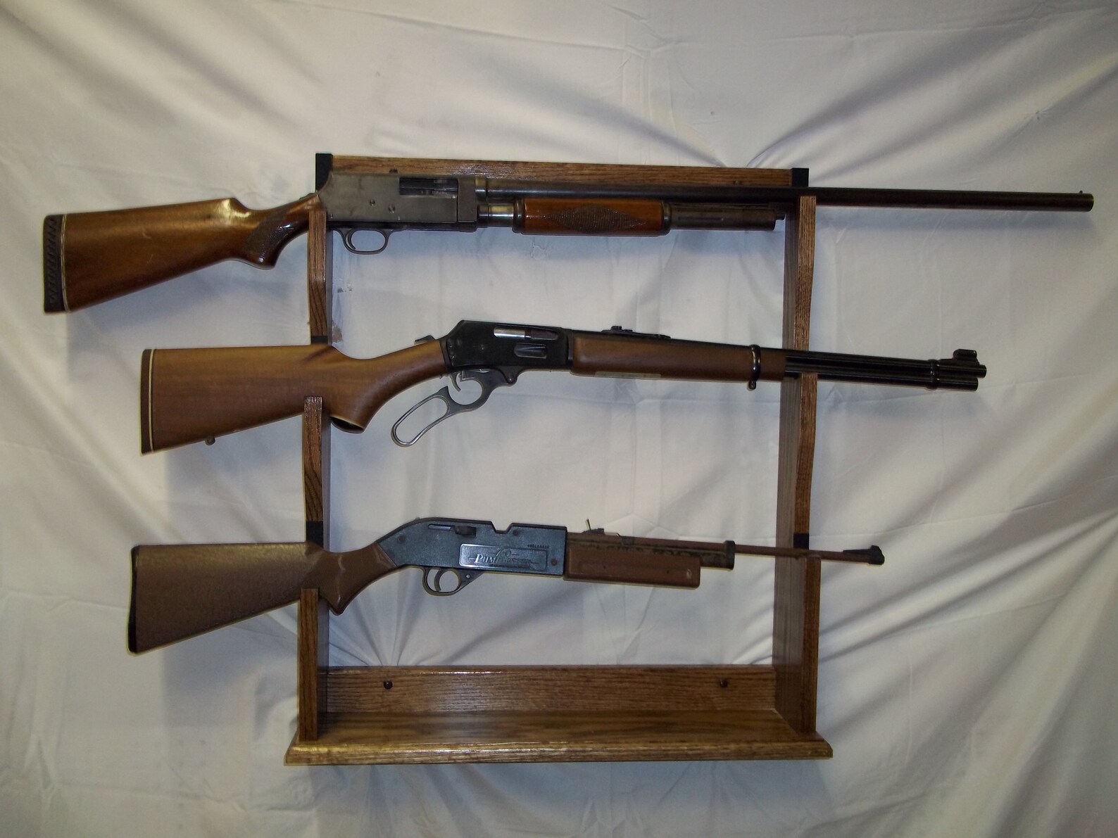 3 Gun Rack for Wall Mantle or Trade Show | Etsy