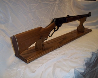 Mantle Style Gun Display Rack For 30-30 or Rifle