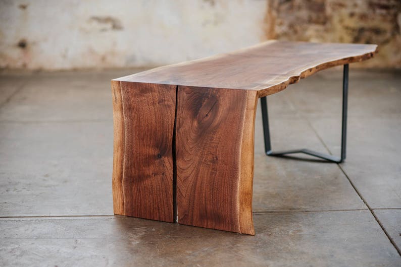 Live Edge Walnut Coffee Table image 2