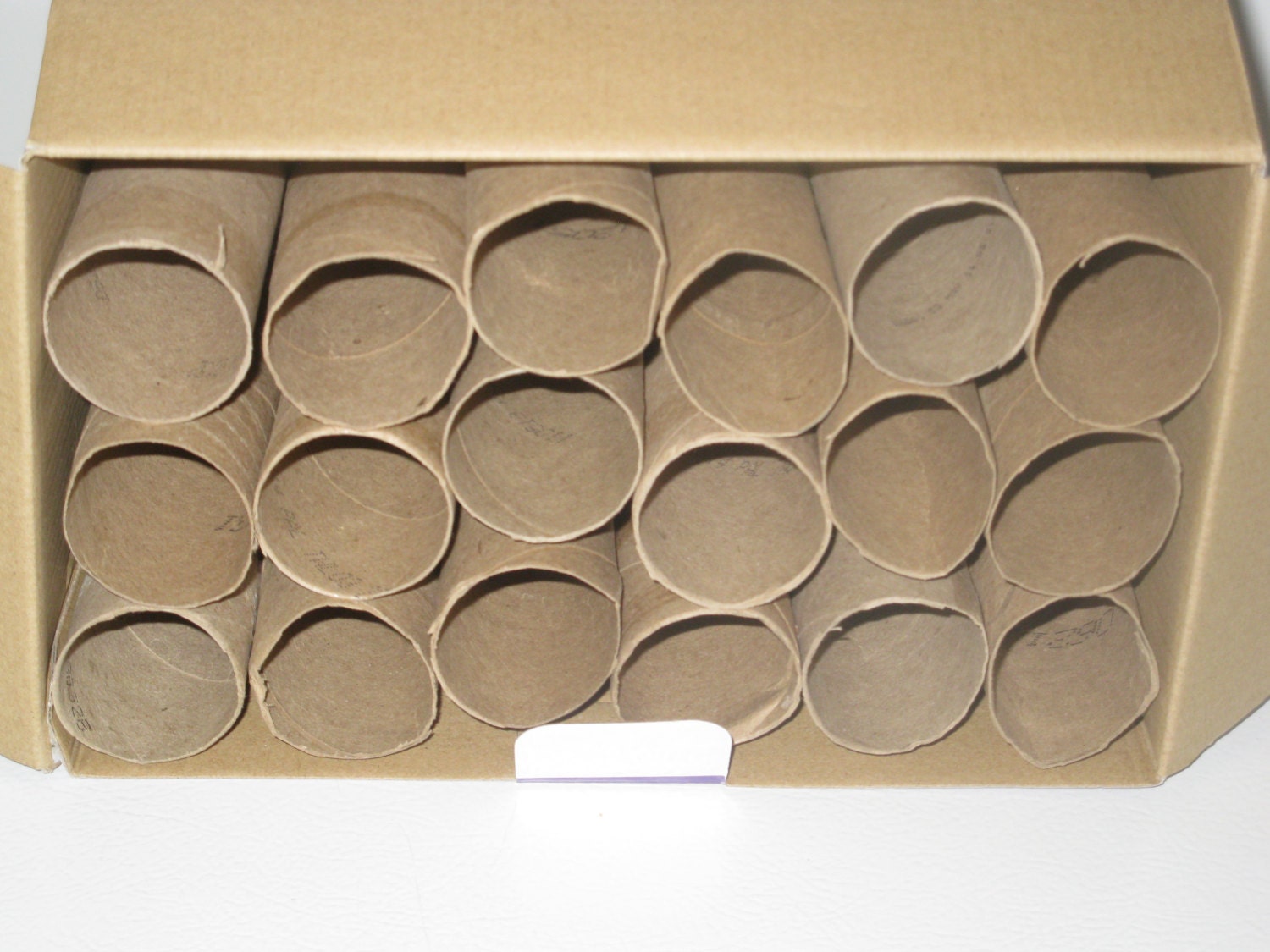 DESTASH Set of 5 Cardboard Tubes for Crafts, Thick Heavy Duty, 4 3/16 10.6  Cm Length, 1 1/8 2.9 Cm Diameter 