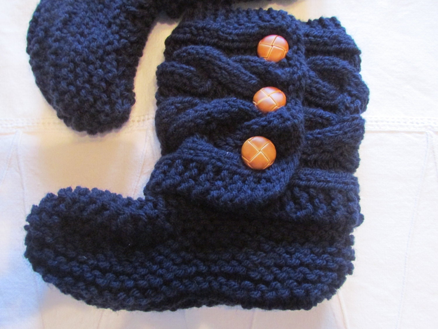 navy blue slippers womens