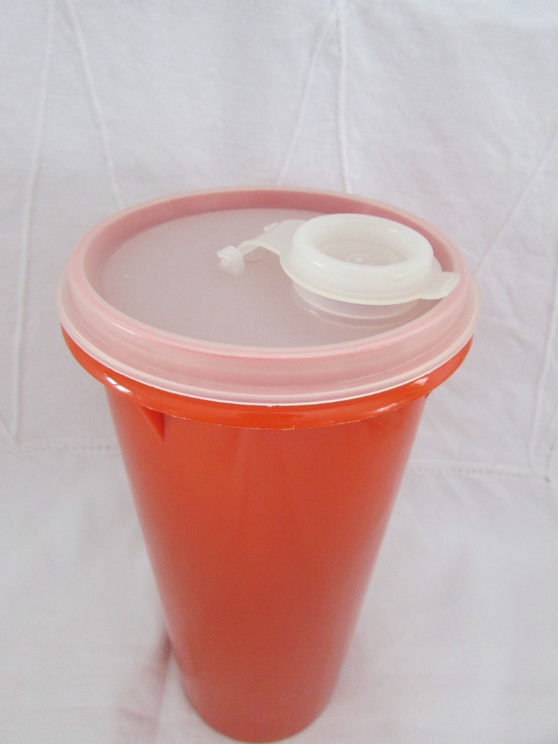 Vintage Tupperware Slim Container with Pour Lid 262 & 603 Tupperware image 1