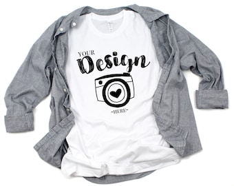 Bella Canvas 3001 White Unisex T Shirt Mock Up T Shirt Mock Up Mock Up Men White Tee Mockup T Shirt Mockup Man Black T Shirt Mockups Fall Psd Mockups Free Template Mockups