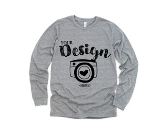Download Long Sleeve Mockup Etsy