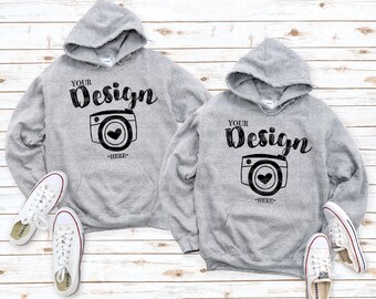Download Couple Hoodie Mockup Etsy