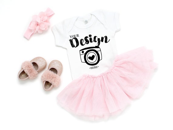 Rabbit Skins 4400 White One Piece Flat Lay Bodysuit