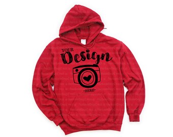 Download Red Hoodie Mock Up Etsy