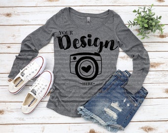 Halloween Bella Canvas 3001 White Tshirt Mockup Fall Bella Etsy
