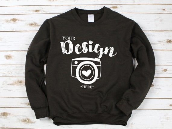 Gildan 18000 Heavy Blend Crewneck SweaT-Shirt Dark Chocolate SweaT-Shirt