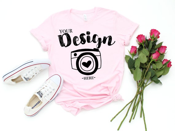 Valentines Day Mockup Bella Canvas 3001 Mockup Soft Pink Valentines Day Mockup Bella Canvas 3001 Mockup Soft Pink