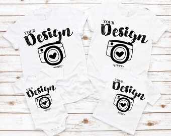 Download Family Shirt Mockup Etsy