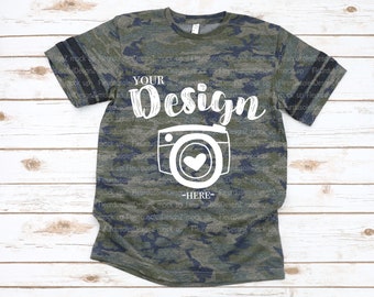 Camo T Shirt Mockup Etsy
