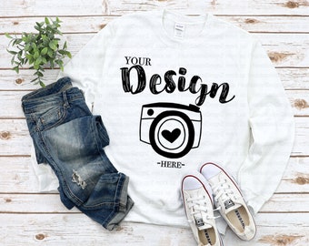 Gildan 18000 Mockup Etsy