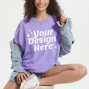 Comfort Colors 1717 Mockup Bundle Comfort Colors C1717 Tshirt Mockup Bundle CC 1717 T-Shirt Mock-up Bundle Real Model mockups image 6