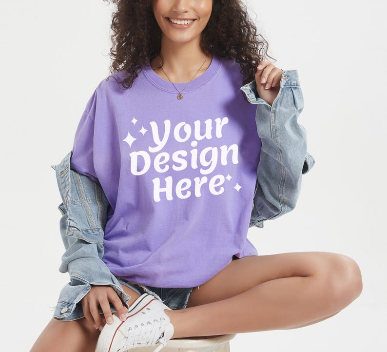 Comfort Colors 1717 Mockup Bundle Comfort Colors C1717 Tshirt Mockup Bundle CC 1717 T-Shirt Mock-up Bundle Real Model mockups image 6