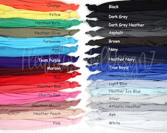 Bella Canvas Mockup T-shirt Color Chart Shirt Color Chart Bella Canvas 3001 Mock Up bella canvas color chart Knotted T-Shirts Color Swatch
