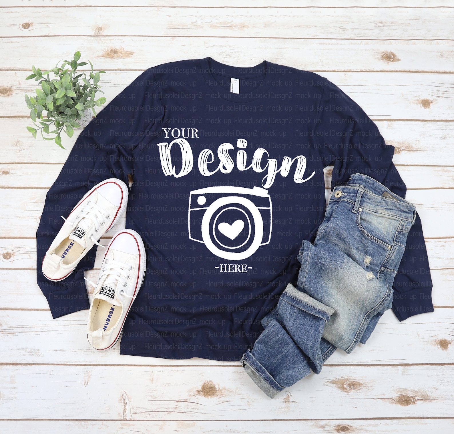 Download American Apparel 2007W Fine Jersey Long Sleeve T-Shirt ...