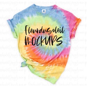Eternity - adult TIE DYE T-Shirt | t-shirt mockup for summer | Tie-Dye CD100 Eternity Unisex T-shirt Mock Up | Tie Dye Mock Up