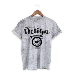 Comfort Colors 1745 Smoke | cc1745 Smoke Mockup | Comfort Color Mockup | Tye Dye Tshirt Mockup | Comfort Colors Color Blast