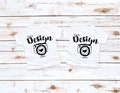 Sibling Mockup Bella Canvas White 3001t Shirt Kid Shirt Flat lay White toddler shirt mockup brother sister White Sibling T-Shirt Mockup