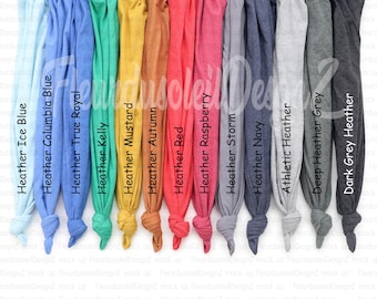 Maqueta de Bella Canvas para camiseta, carta de colores, carta de colores para camisetas, maqueta Bella Canvas 3001, carta de colores de Bella Canvas, camisetas anudadas, muestra de color