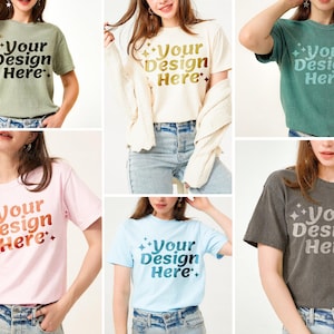 Comfort Colors 1717 tshirt Mockup Bundle | Model Mockup | Shirt Mockup Bundle | Mega Mockup Bundle | Summer Spring Mockup