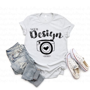 Bella Canvas Mockup | bella canvas 3001 Silver mockup | T-Shirt Mock Up | Mock Up | Flat Lay | Mock Up | bella canvas mockup