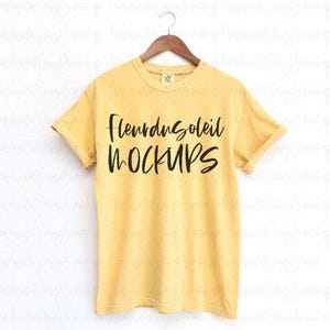 Comfort Colors 1717 Mockup Bundle | C1717 T-Shirt Mockups Boho Trendy Shirt Flat Lay | Digital Download Shirt Mockup for Etsy POD image 3
