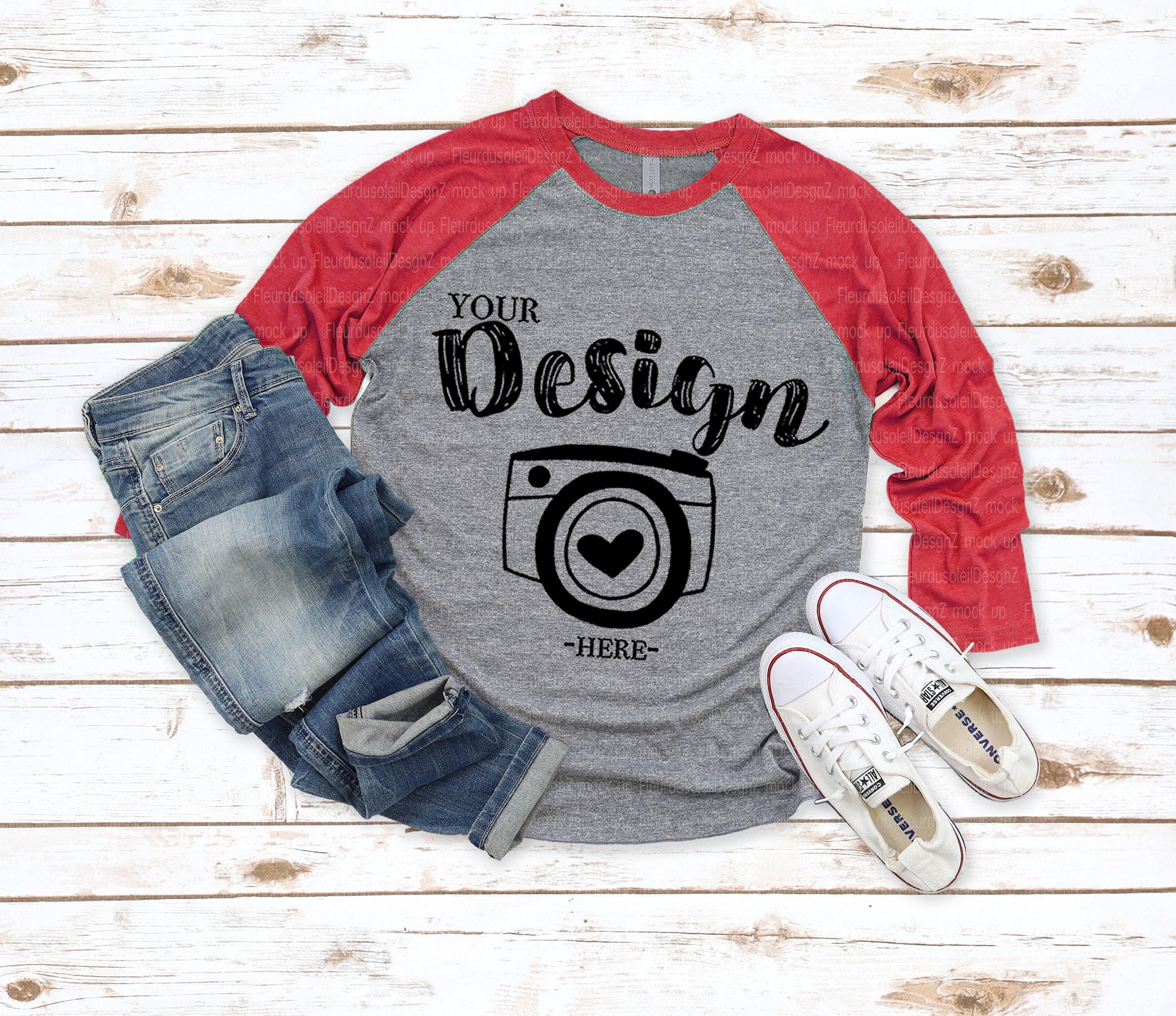 Raglan Tee Mock - Etsy