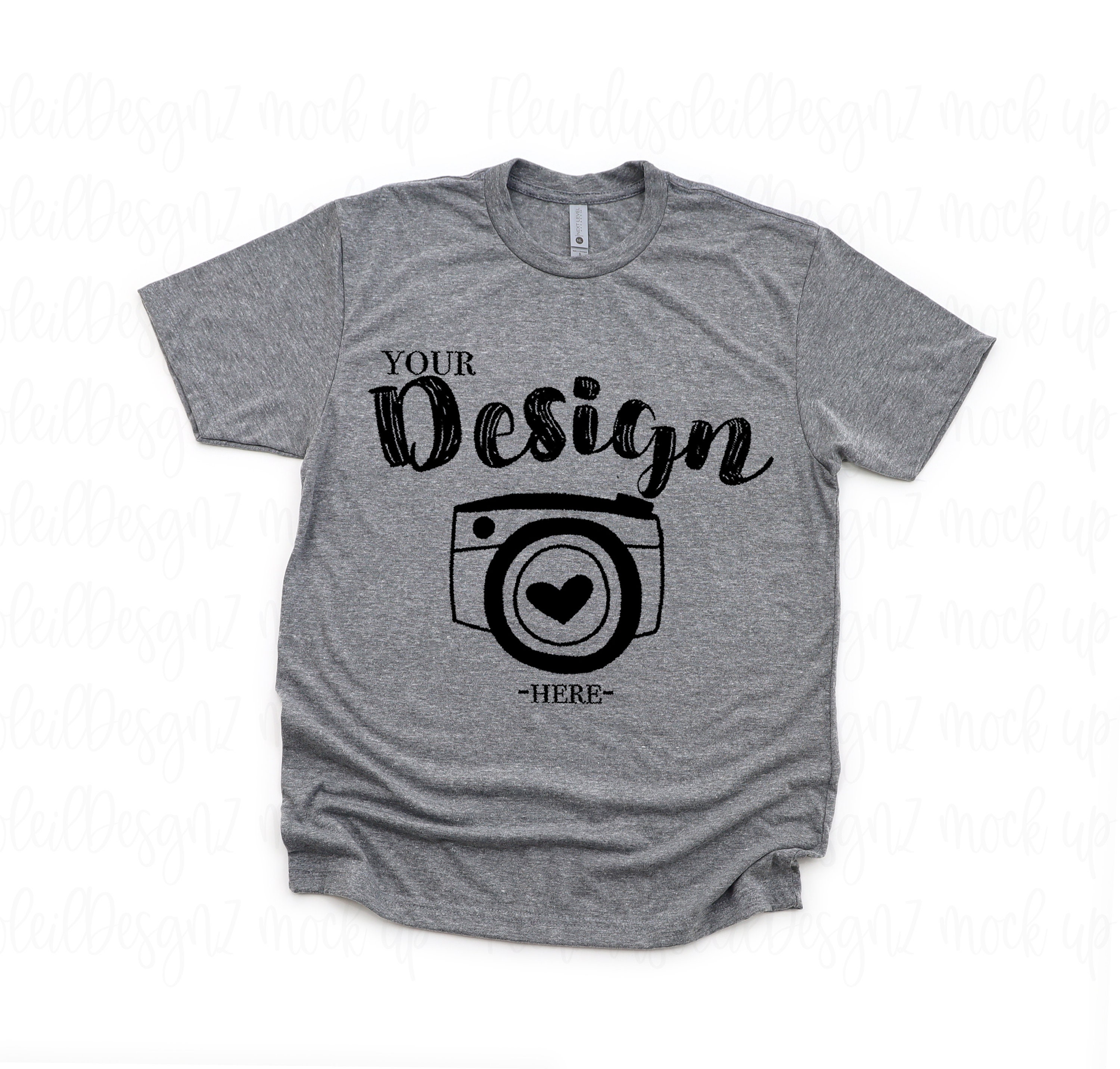 Camiseta TriBlend Para Hombre Next Level 6010 NL - Premium Heather - M