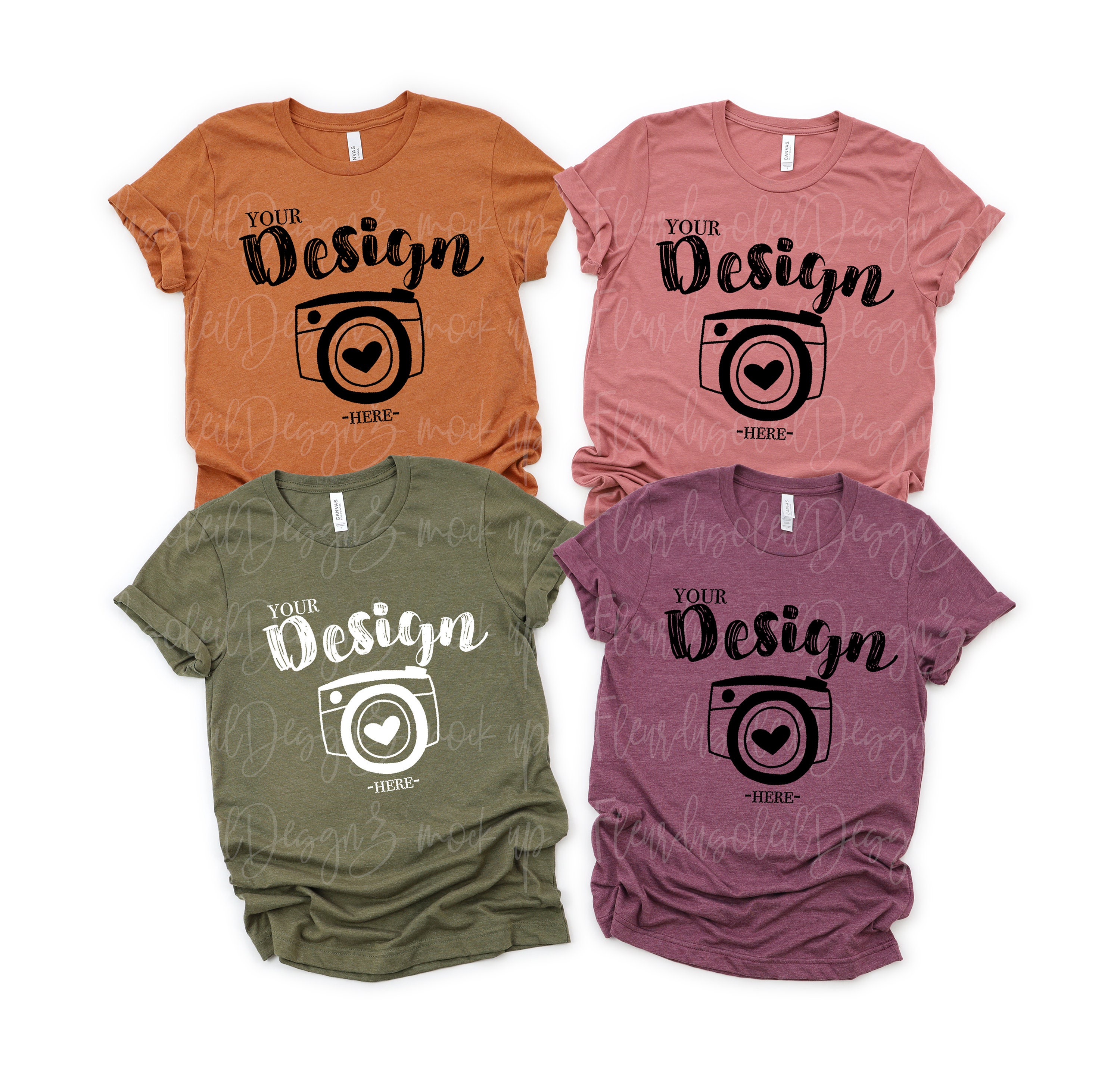 Autumn mock up photo Family Blank T-Shirt Bella Canvas 3001 Mock Up Family t-shirt mockup bella canvas group