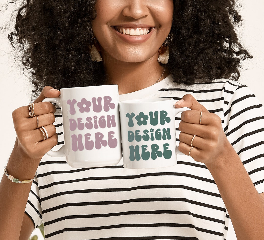 11 Oz 15 Oz Mugs 11oz And 15oz Coffee Mug Mockup Mug Mockup
