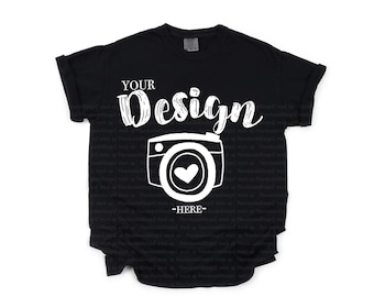 Comfort Colors Mockup Comfort Colors black C1717 Mockup 1717 Mockup 1717 black C1717 Mockup black T Shirt Mockup