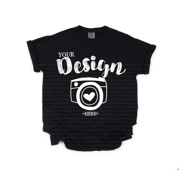 Comfort Colors Mockup Comfort Colors black C1717 Mockup 1717 Mockup 1717 black C1717 Mockup black T Shirt Mockup