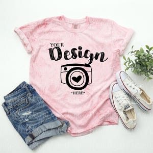 Comfort Colors 1745 Clay | cc1745 clay Mockup | Comfort Color Mockup | Tye Dye Tshirt Mockup | Comfort Colors Color Blast