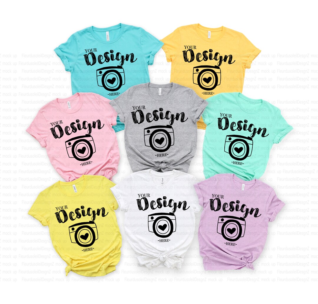 Bella Canvas Mockup Summer Bella Canvas Mockup Family Bella Canvas Mock ...