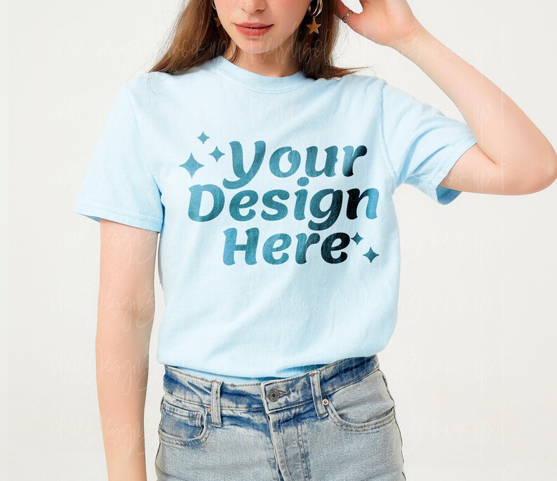 6 Comfort Colors 1717 tshirt Mockup Bundle | Model Mockup | Shirt Mockup Bundle | Mega Mockup Bundle | Summer Spring Mockup image 3