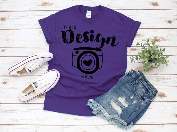 gildan purple