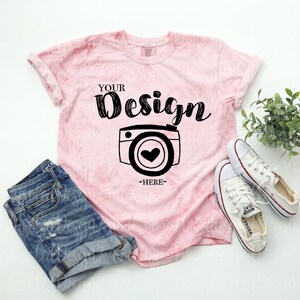 Comfort Colors 1745 Clay | cc1745 clay Mockup | Comfort Color Mockup | Tye Dye Tshirt Mockup | Comfort Colors Color Blast