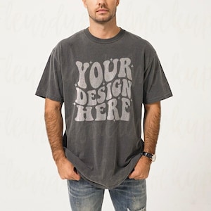 Comfort Colors Pepper モックアップ メンズ モックアップ Comfort Colors 1717 男性モデル リアルモデル モック