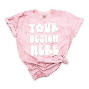 Comfort Colors 1745 Clay | cc1745 clay Mockup | Comfort Color Mockup | Tye Dye Tshirt Mockup | Comfort Colors Color Blast