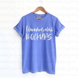 Comfort Colors 1717 Mockup Bundle | C1717 T-Shirt Mockups Boho Trendy Shirt Flat Lay | Digital Download Shirt Mockup for Etsy POD image 7