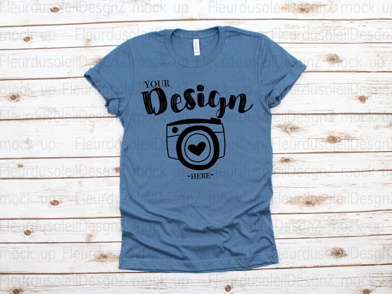 Bella Canvas 3001 steel blue Flat Lay Mockup Mock Up Flat Lay Bella Canvas mock up,T-shirt Mockup,Unisex Tee Mockup Mock Up