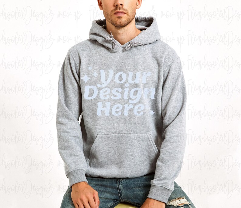 Gildan 18500 Mockup Gildan Hoodie Mockup Sweatshirt Mockup Fall Mockup Shirt Mockup Hoodie Mockup Sport Grey Hoodie Mockup Model